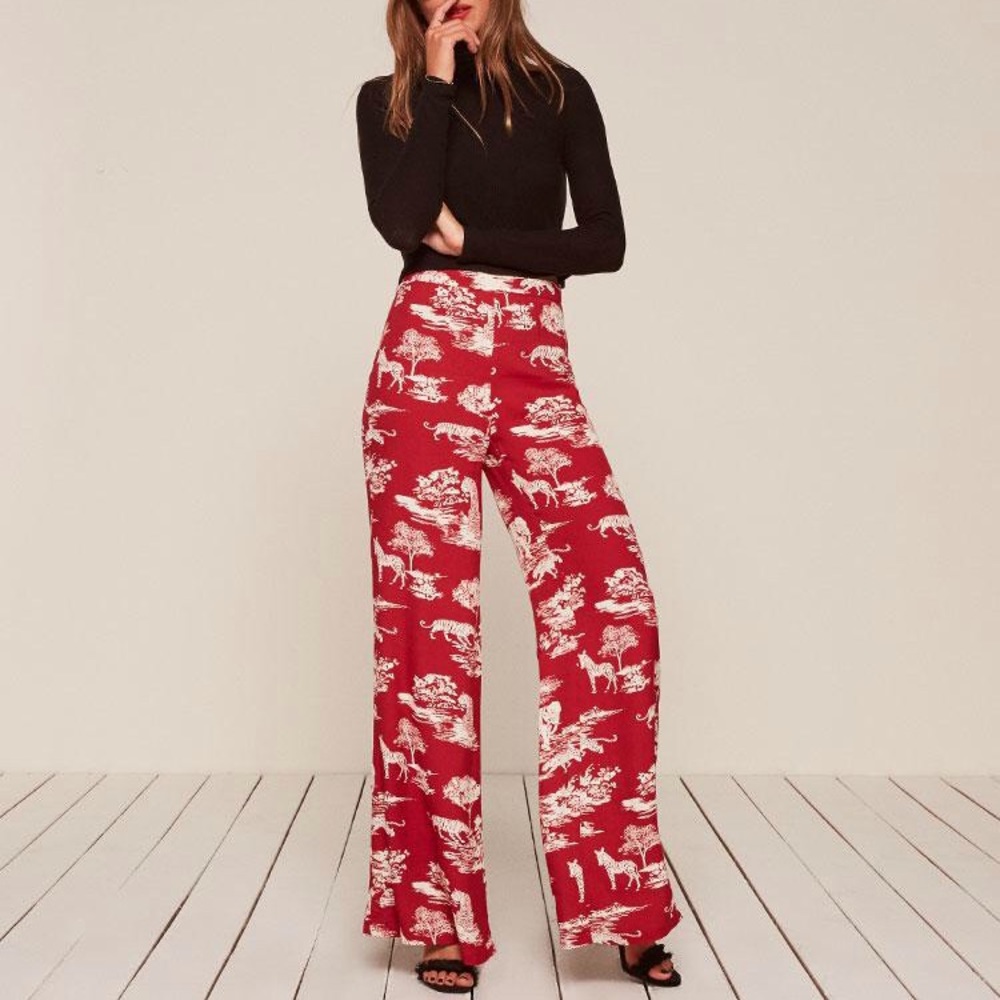 Reformation Santorini Pant Nairobi Size 4